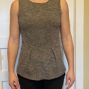 Madewell peplum sweatshirt top
